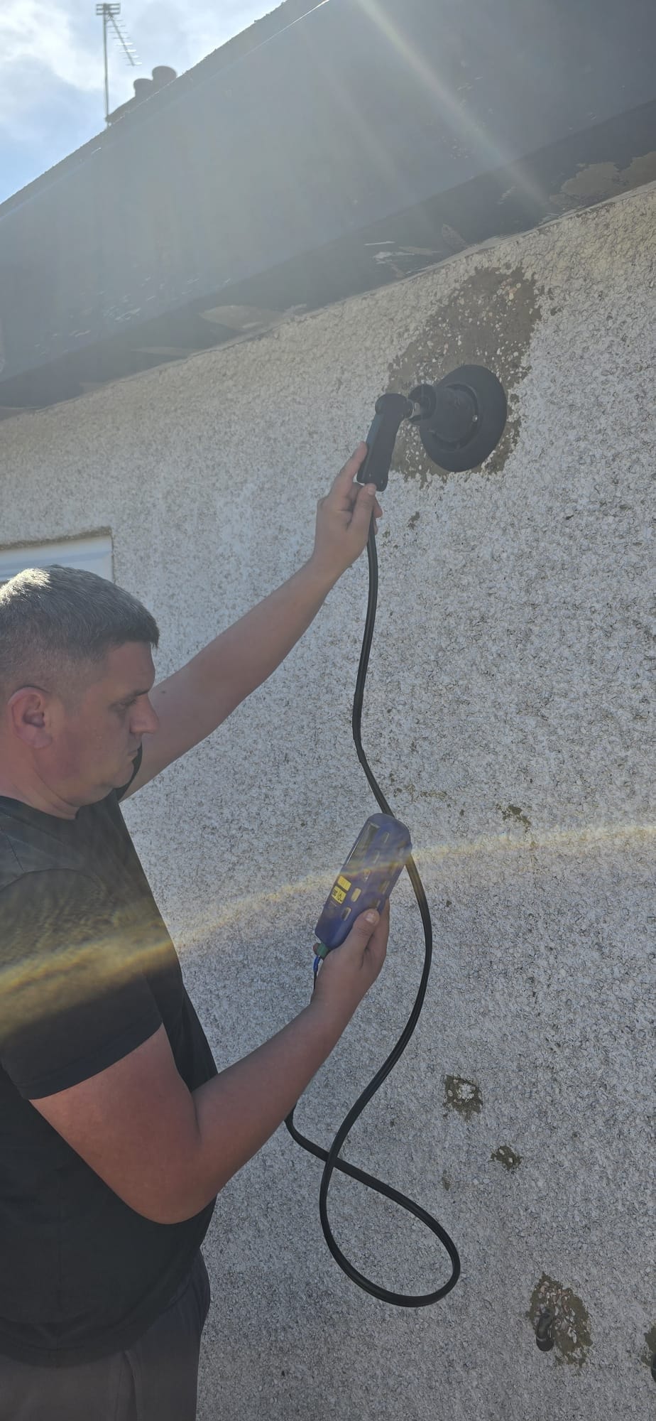 External flue and gas outlet testing